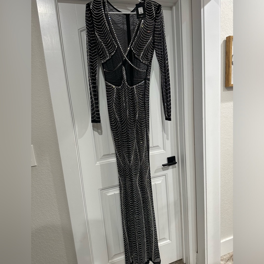 NWT Fashion Nova Not your average girl embellished dress